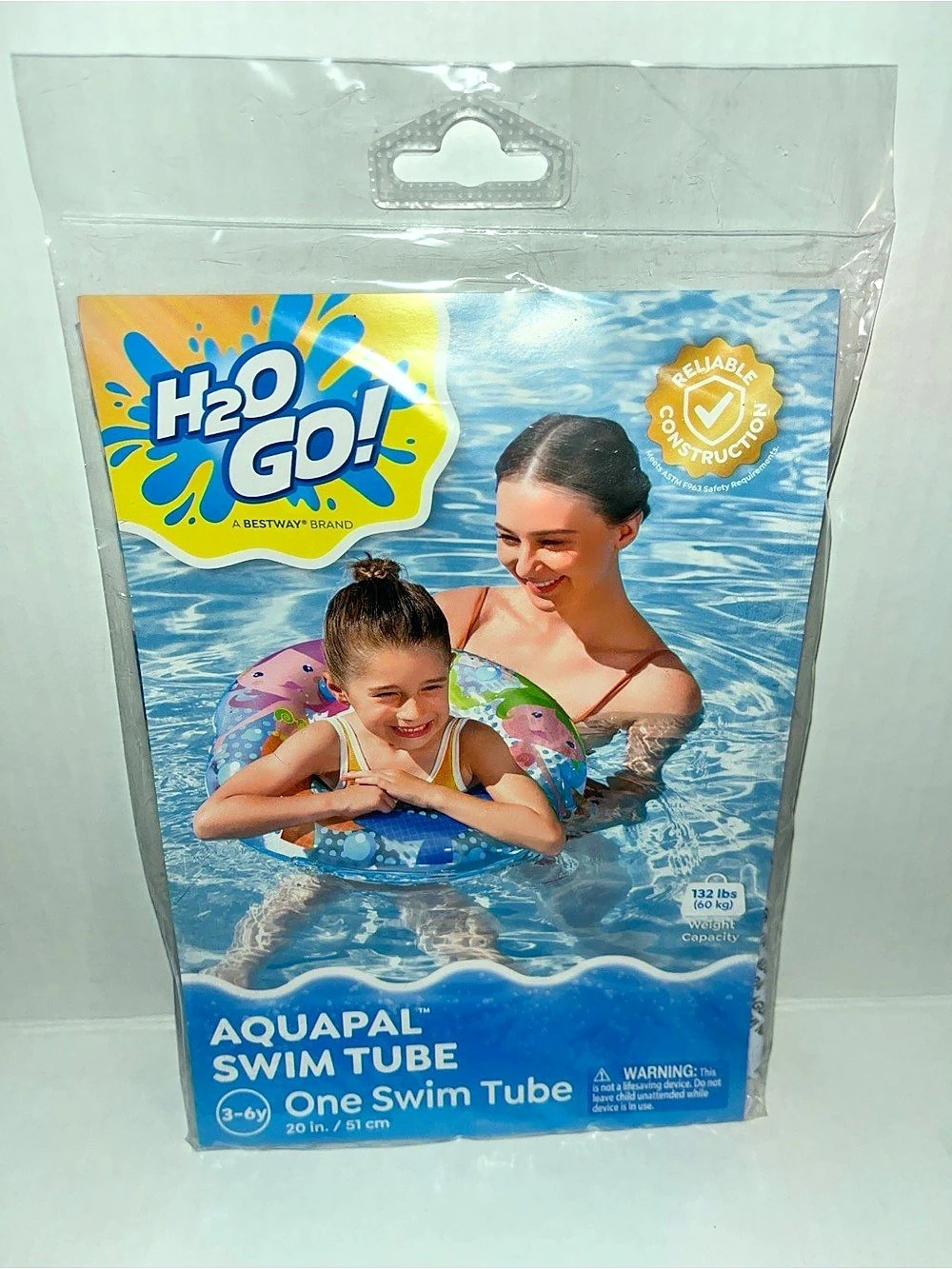 Bestway H2O GO! AquaPal Swim Tube Blue & Orange
